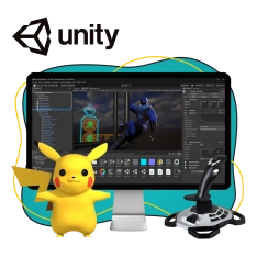 Мир игр на Unity 2D на популярном движке + AI-помощники - КИБЕРшкола программирования для детей, компьютерные курсы для школьников, начинающих и подростков - KIBERone г. Тамбов