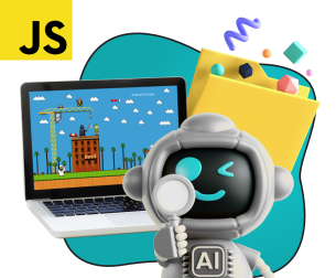 Язык программирования JavaScript + AI. Проектное обучение + геймификация + AI-помощники - КИБЕРшкола программирования для детей, компьютерные курсы для школьников, начинающих и подростков - KIBERone г. Тамбов